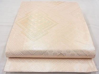 平和屋着物◎佐賀錦 全通柄袋帯 松皮菱 金糸 逸品 BAAI9303sa