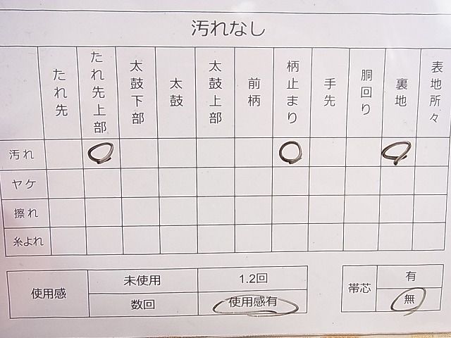 平和屋着物◎六通柄袋帯 エ霞飛鶴亀甲文 金銀糸 逸品 DAAH0270ya