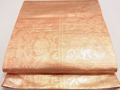 平和屋着物◎六通柄袋帯 人物風景花文 金糸 逸品 DAAH0281ya
