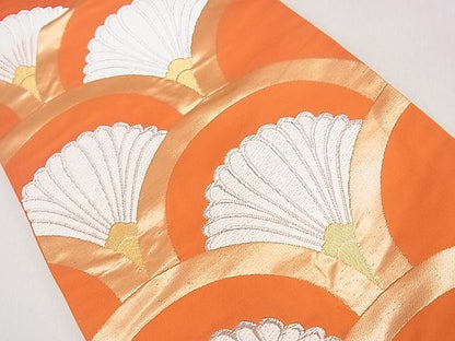 平和屋着物◎六通柄京袋帯 唐織 花青海波 金銀糸 逸品 DAAH0269ya