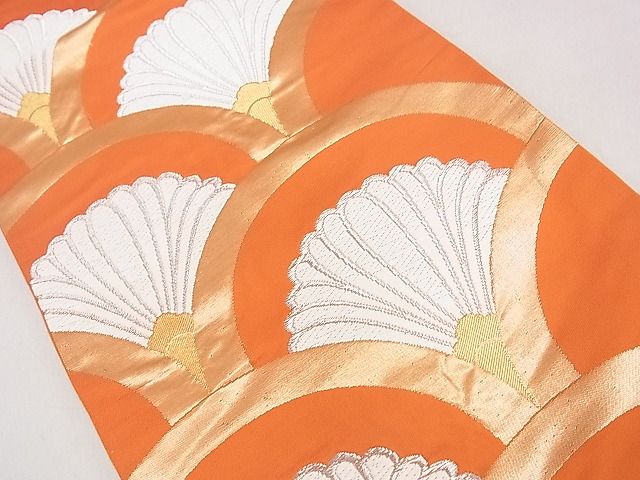 平和屋着物◎六通柄京袋帯 唐織 花青海波 金銀糸 逸品 DAAH0269ya