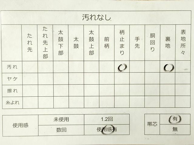 平和屋着物◎六通柄袋帯 唐織 源氏車舞蝶花文 金糸 逸品 DAAH4671yyy