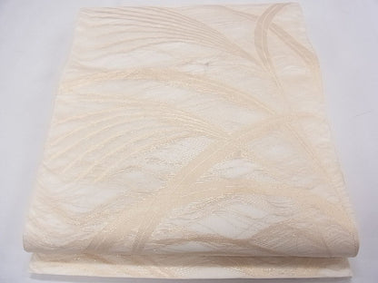 平和屋着物■夏物 六通柄 本袋帯 枝葉文 金糸 逸品 CAAG9198fb