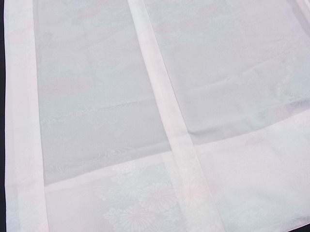 平和屋着物■上質な長襦袢 無双仕立て 菊水地紋 暈し染め 逸品 BAAH8754me