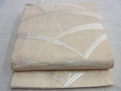 平和屋着物■夏物 六通柄袋帯 芝草 銀糸 逸品 BAAI3776du