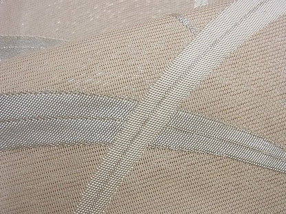 平和屋着物■夏物 六通柄袋帯 芝草 銀糸 逸品 BAAI3776du