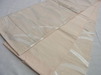 平和屋着物■夏物 六通柄袋帯 芝草 銀糸 逸品 BAAI3776du