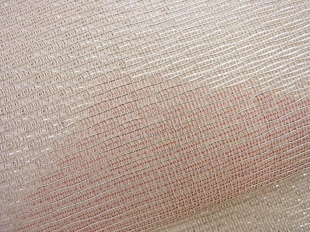 平和屋着物■夏物 六通柄袋帯 桜散らし 銀糸 逸品 BAAI9501du