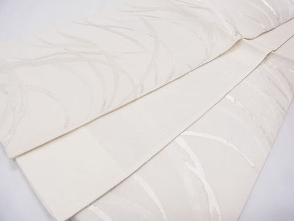 平和屋着物■夏物　六通柄袋帯　芝草文　銀糸　逸品　CAAH4846fb