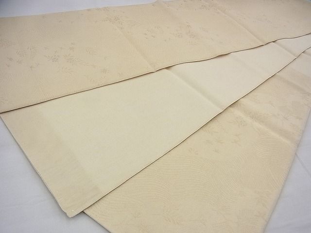 平和屋着物■夏物 六通柄袋帯 流水吹き寄せ文 金銀糸 逸品 BAAI7921ea
