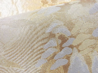 平和屋着物◎佐賀錦 六通柄袋帯 飛鶴樹林文 金糸 逸品 BAAI2064ns