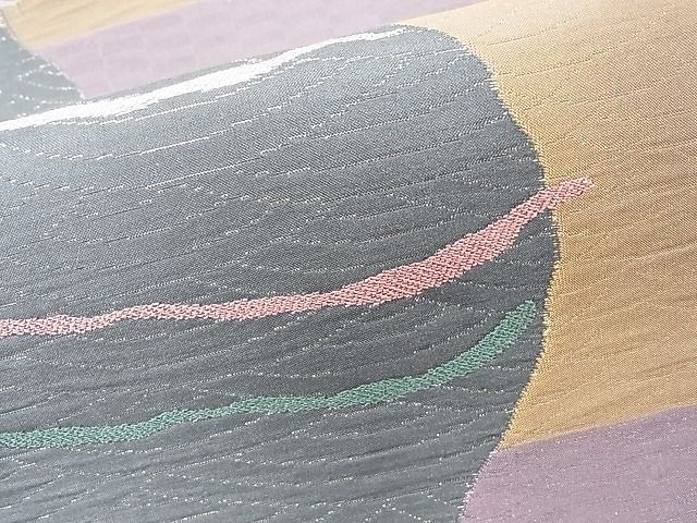 平和屋着物◎六通柄袋帯 道長文様 金糸 逸品 BAAI2065ns