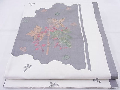 平和屋着物◎六通柄袋帯 雲母 逸品 BAAI2080ns
