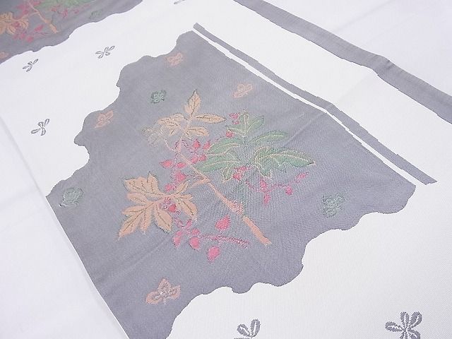 平和屋着物◎六通柄袋帯 雲母 逸品 BAAI2080ns