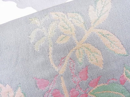 平和屋着物◎六通柄袋帯 雲母 逸品 BAAI2080ns