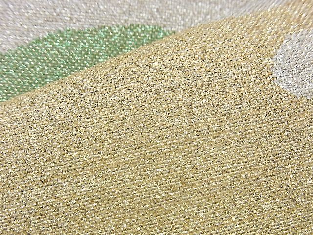 平和屋着物◎六通柄袋帯 ワンポイント 荒磯 金銀糸 逸品 BAAI0438if