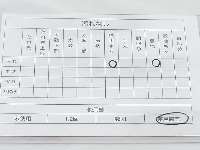 平和屋着物◎六通柄袋帯 唐織 地紙亀甲鶴花文 金銀糸 逸品 BAAI0499if
