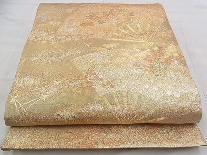 平和屋着物◎佐賀錦 六通柄袋帯 誰が袖溝典 九百高麗箔 逸品 BAAI5491if