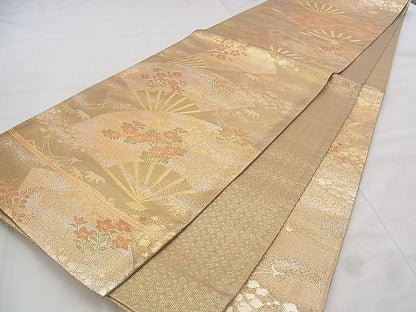 平和屋着物◎佐賀錦 六通柄袋帯 誰が袖溝典 九百高麗箔 逸品 BAAI5491if