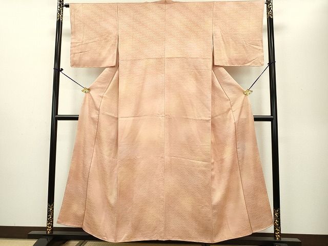 平和屋着物■付下げ　青海波地紋　暈し染め　逸品　DAAG4701fe