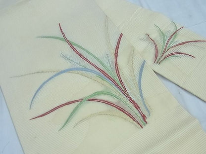 平和屋着物■夏物　九寸名古屋帯　稲穂　金銀糸　逸品　CAAH1828th