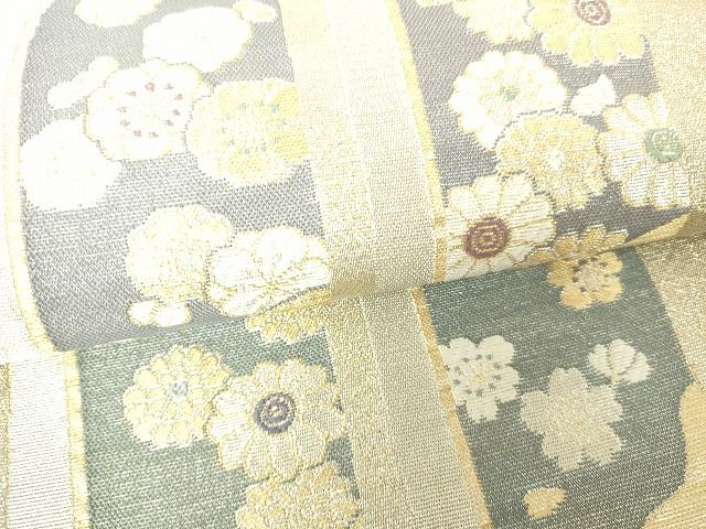 平和屋着物■六通柄袋帯 舞花文 金銀糸 逸品 DAAH6050sf