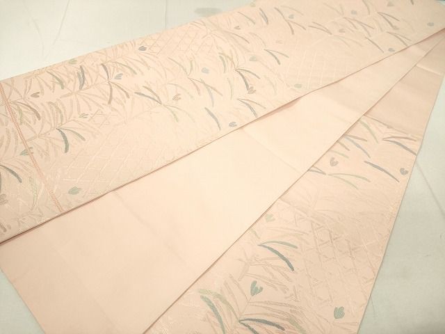 平和屋着物◎六通柄袋帯 唐織 草花文 逸品 DAAH2404ud