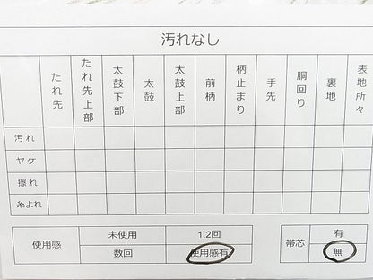 平和屋着物◎六通柄袋帯 舞桜紐文 金銀糸 逸品 DAAG7739rt