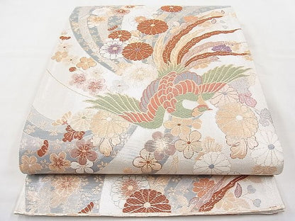 平和屋着物◎佐賀錦 六通柄袋帯 唐織 花宴の舞 九百錦 金銀糸 逸品 BAAI9329sa