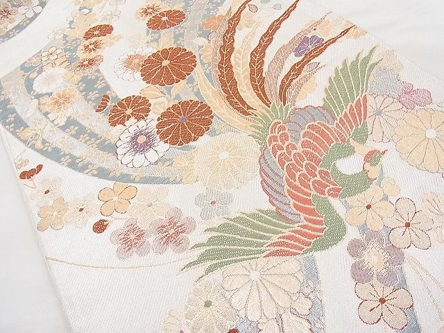 平和屋着物◎佐賀錦 六通柄袋帯 唐織 花宴の舞 九百錦 金銀糸 逸品 BAAI9329sa