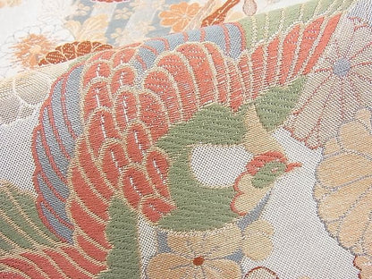 平和屋着物◎佐賀錦 六通柄袋帯 唐織 花宴の舞 九百錦 金銀糸 逸品 BAAI9329sa