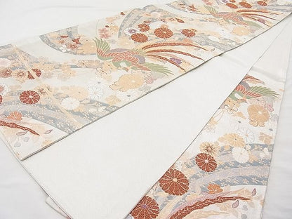 平和屋着物◎佐賀錦 六通柄袋帯 唐織 花宴の舞 九百錦 金銀糸 逸品 BAAI9329sa