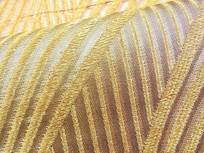 平和屋着物◎六通柄袋帯 流水文 金糸 逸品 BAAI9348sa