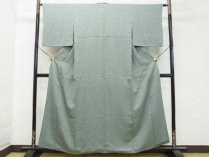 平和屋着物■付下げ　松地紋　湊鼠色　逸品　DAAG7774rt