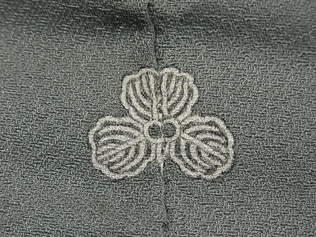 平和屋着物■付下げ　松地紋　湊鼠色　逸品　DAAG7774rt