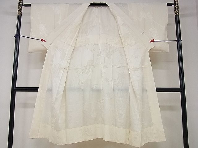 平和屋着物■上質な長襦袢　無双仕立て　御所車花地紋　逸品　DAAH4151cf