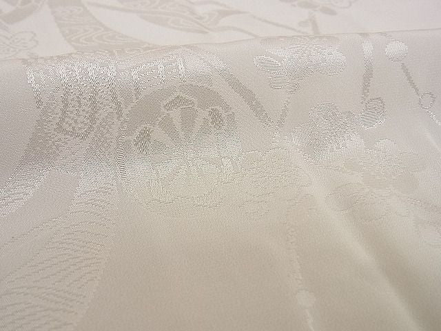 平和屋着物■上質な長襦袢　無双仕立て　御所車花地紋　逸品　DAAH4151cf