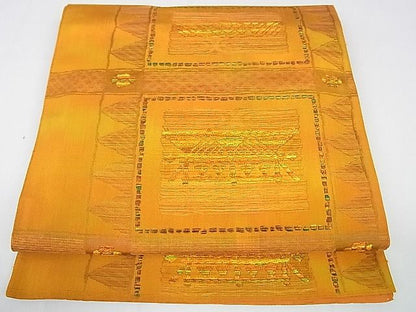 平和屋着物◎六通柄 本袋帯 横段文 逸品 DAAH4094cf