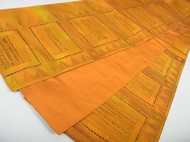 平和屋着物◎六通柄 本袋帯 横段文 逸品 DAAH4094cf