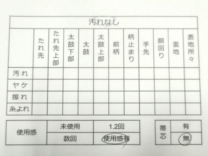 平和屋着物◎六通柄袋帯 唐織 扇面流水草花文 金銀糸 逸品 CAAG2521eg