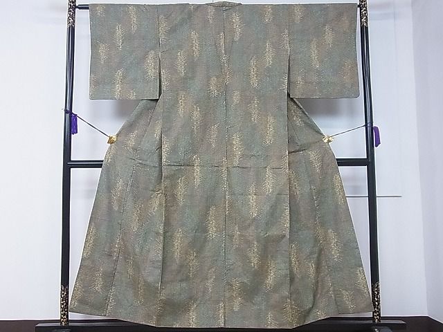 平和屋着物■上質な紬 樹林文 逸品 CAAG4824th