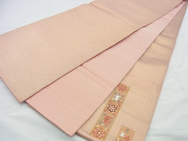 平和屋着物◎佐賀錦 太鼓柄袋帯 刺繍 横段鳥獣花文 金彩 逸品 BAAI4518jm