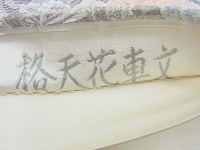 平和屋着物◎六通柄袋帯 唐織 格天花車文 九百プラチナ箔 逸品 BAAI4507jm