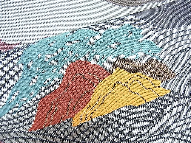 平和屋着物◎太鼓柄袋帯 浜松 金糸 引箔 逸品 BAAI4564jm
