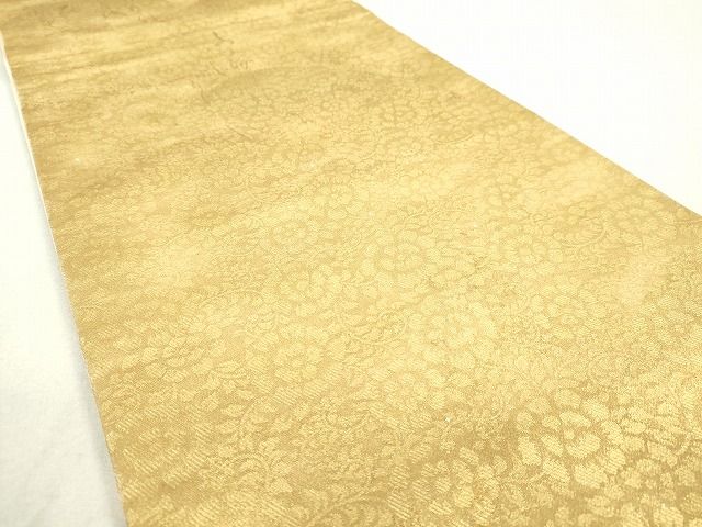 平和屋着物◎六通柄袋帯 舞花文 金彩 逸品 DAAH9555tw