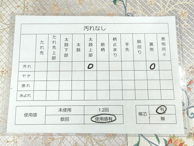平和屋着物◎佐賀錦 六通柄袋帯 更紗花文 金銀糸 逸品 DAAH9658tw