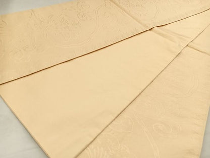 平和屋着物◎六通柄袋帯 ふくれ織り 花唐草文 逸品 BAAJ5221ea