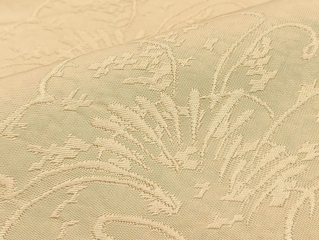平和屋着物◎六通柄袋帯 ふくれ織り 花唐草文 逸品 BAAJ5221ea