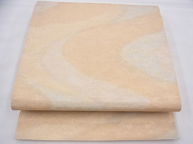 平和屋着物◎全通柄袋帯 綴れ 霞文 金糸 逸品 BAAI6464th