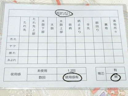 平和屋着物◎六通柄袋帯 唐織 道長青海波花文 金銀糸 逸品 DAAG3958ea